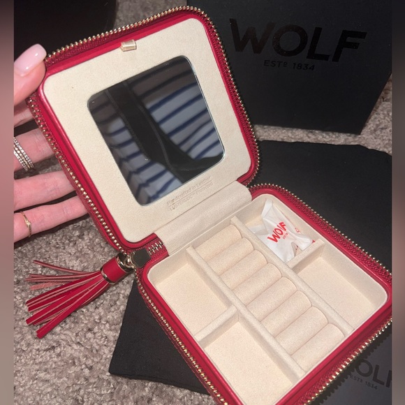 WOLF Caroline Jewelry Travel Case - Picture 6 of 8